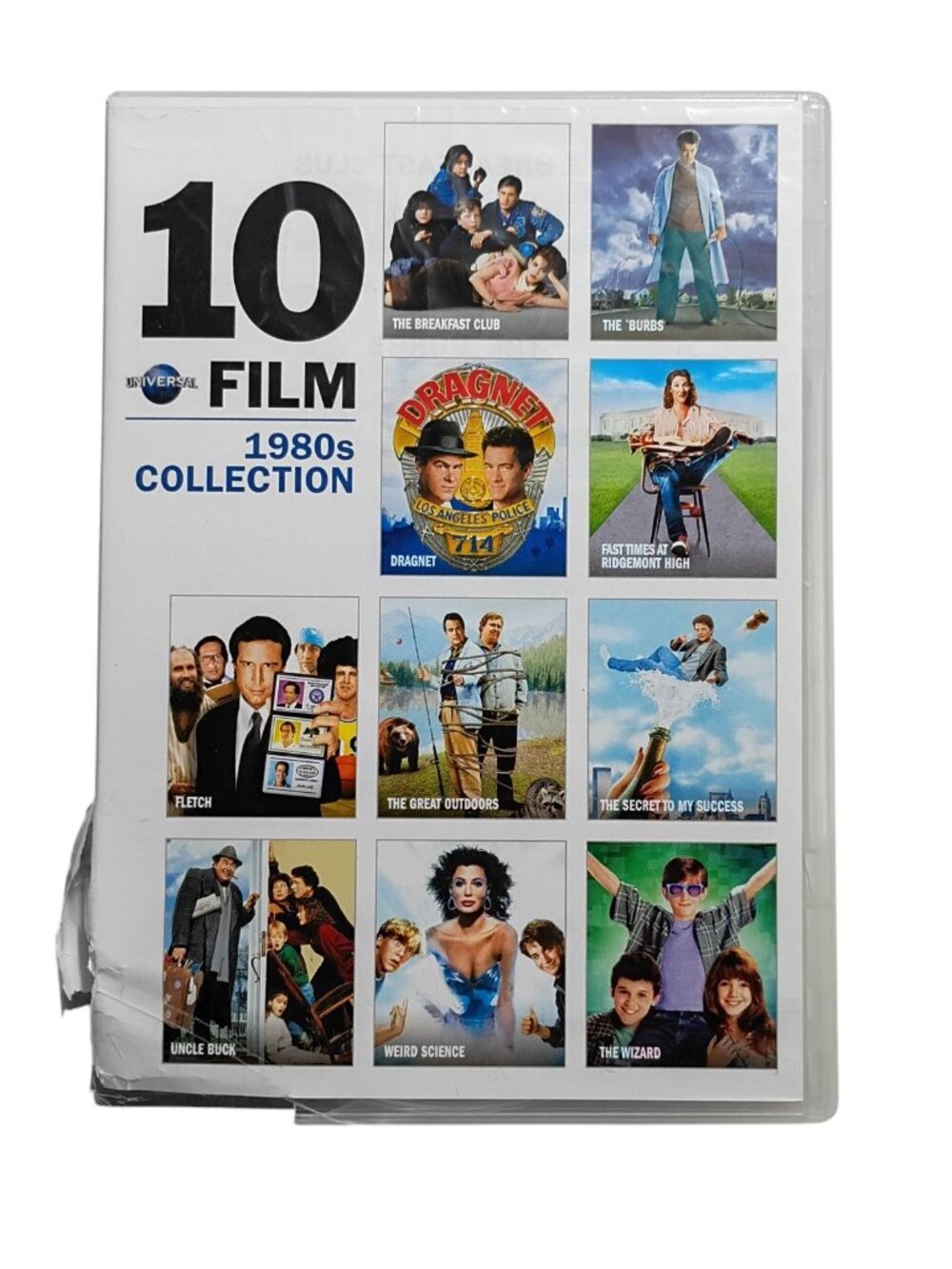 Universal 10-Film 1980S Collection Dvd Box Set Breakfast Club Uncle Buck Pg